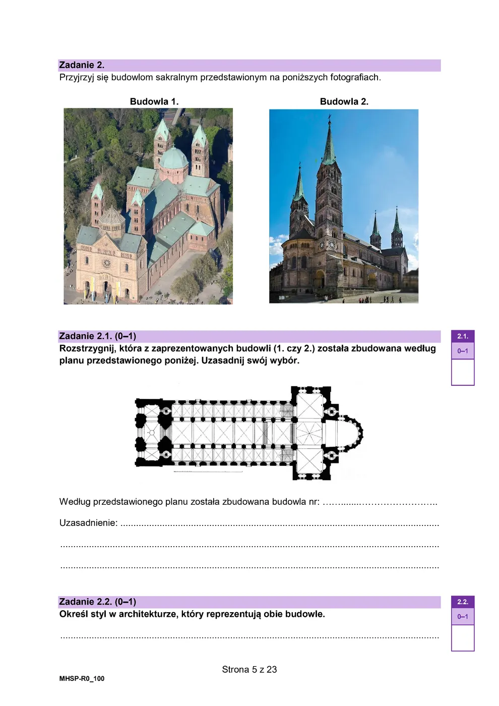 arkusz - historia sztuki - matura 2023 - maj - 0005