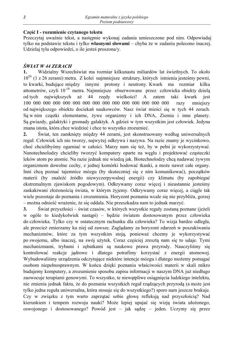 Język polski, matura 2013, poziom podstawowy-strona-02