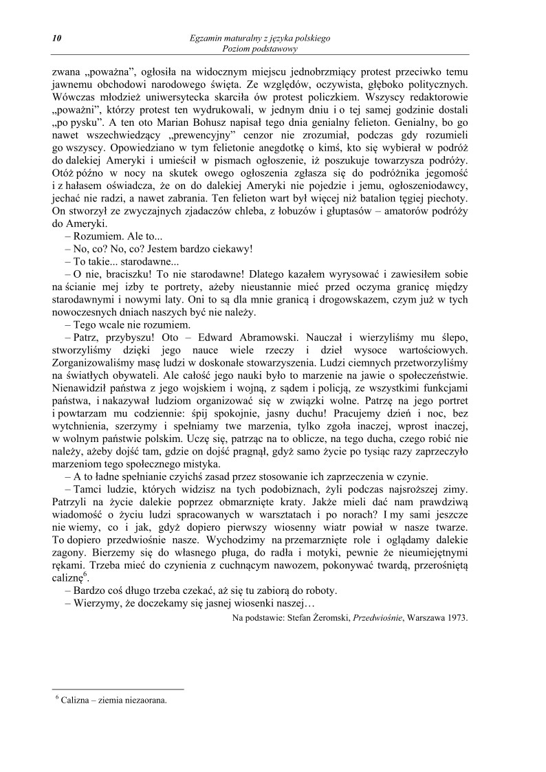 Język polski, matura 2013, poziom podstawowy-strona-10