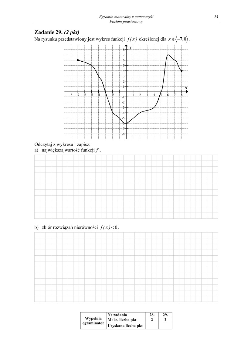 Matematyka, matura 2013, p. podstawowy-strona-13