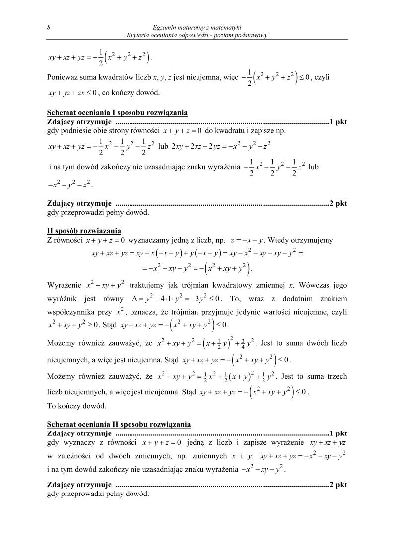 odpowiedzi - matematyka, p. podstawowy, matura 2013-strona-08