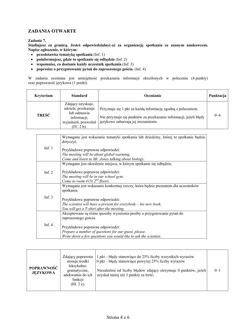 odpowiedzi - j. angielski, p. podstawowy, matura 2013-strona-04