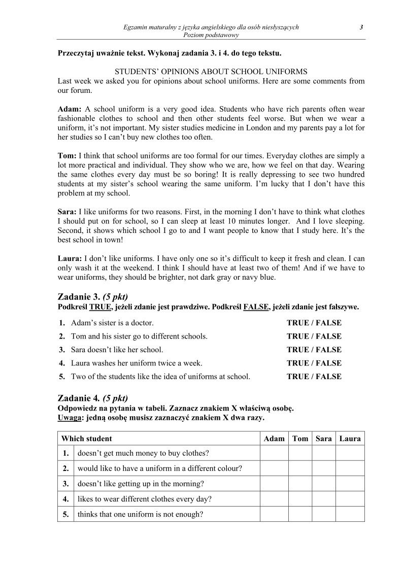 Pytania - język angielski dla osób niesłyszących, matura 2013-strona-03