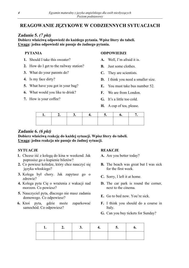 Pytania - język angielski dla osób niesłyszących, matura 2013-strona-04
