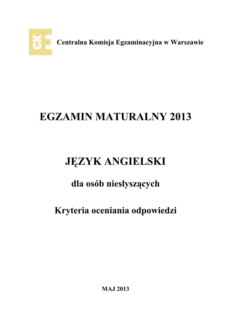 odpowiedzi - j. angielski, dla osob nieslyszacych, matura 2013-strona-01