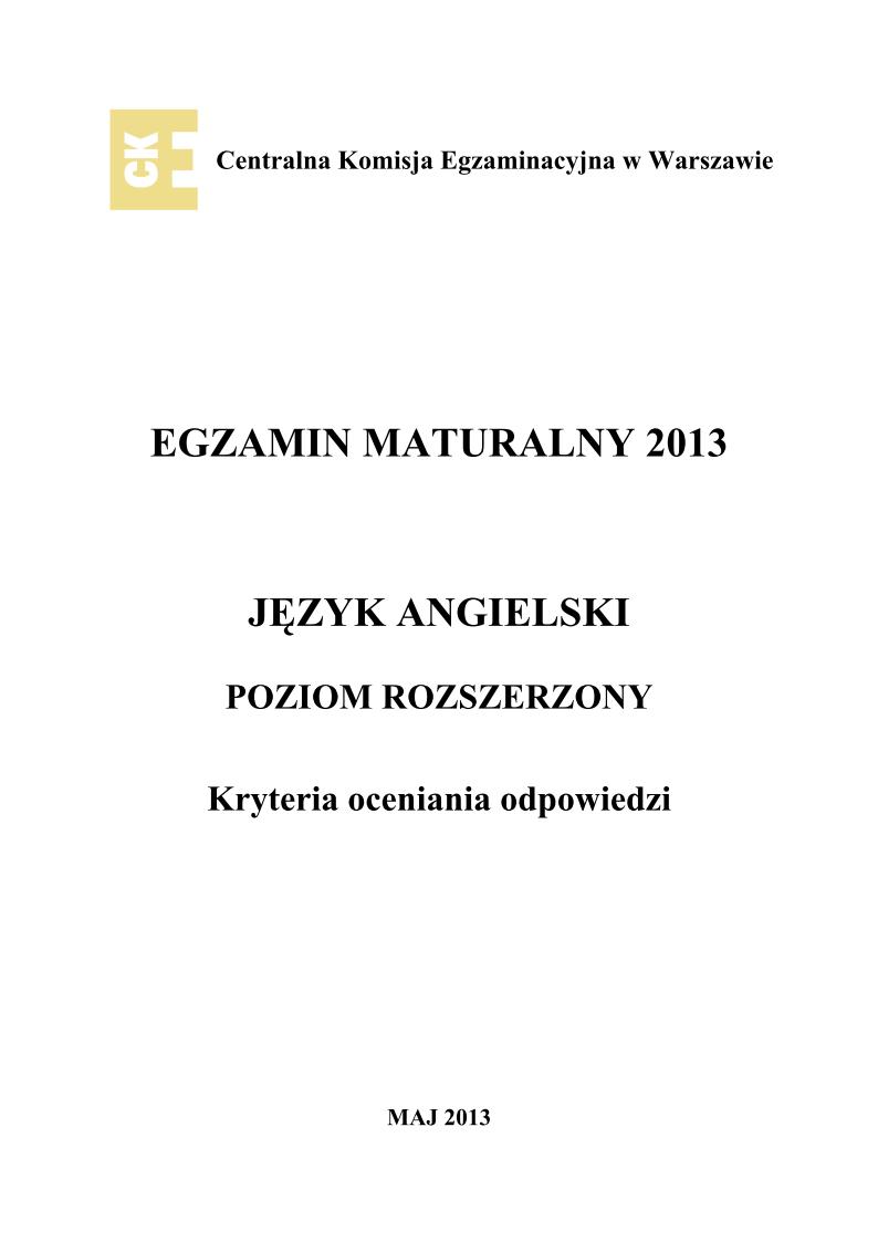 odpowiedzi - j. angielski, p. rozszerzony, matura 2013-strona-01