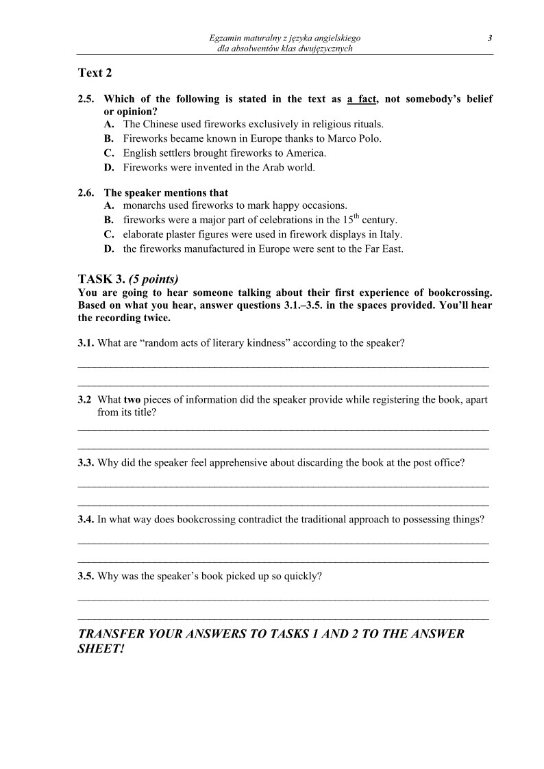 Pytania - j. angielski dla absolwentów klas dwujęzycznych, matura 2013-strona-03