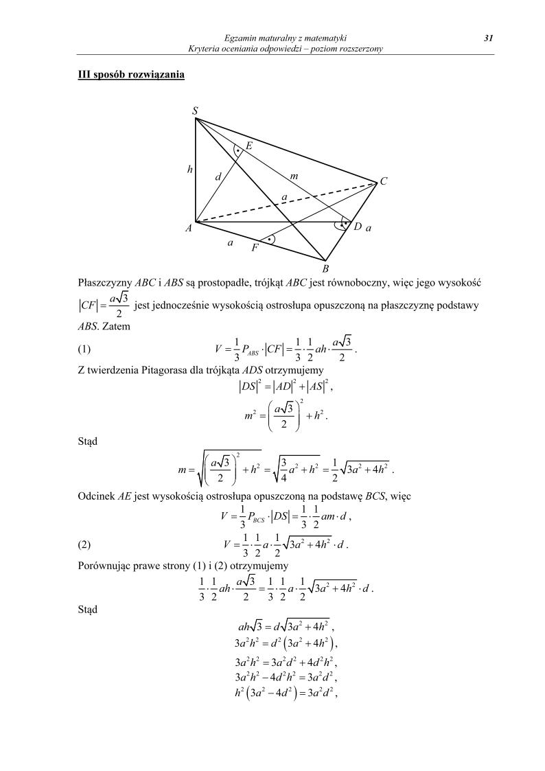 odpowiedzi - matematyka, p. rozszerzony, matura 2013-strona-31
