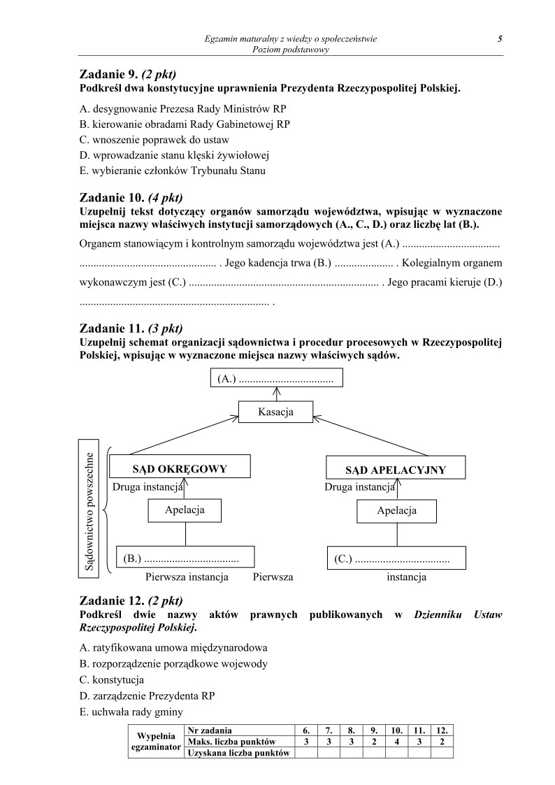 Pytania - wiedza o społeczeństwie, p. podstawowy, matura 2013-strona-05