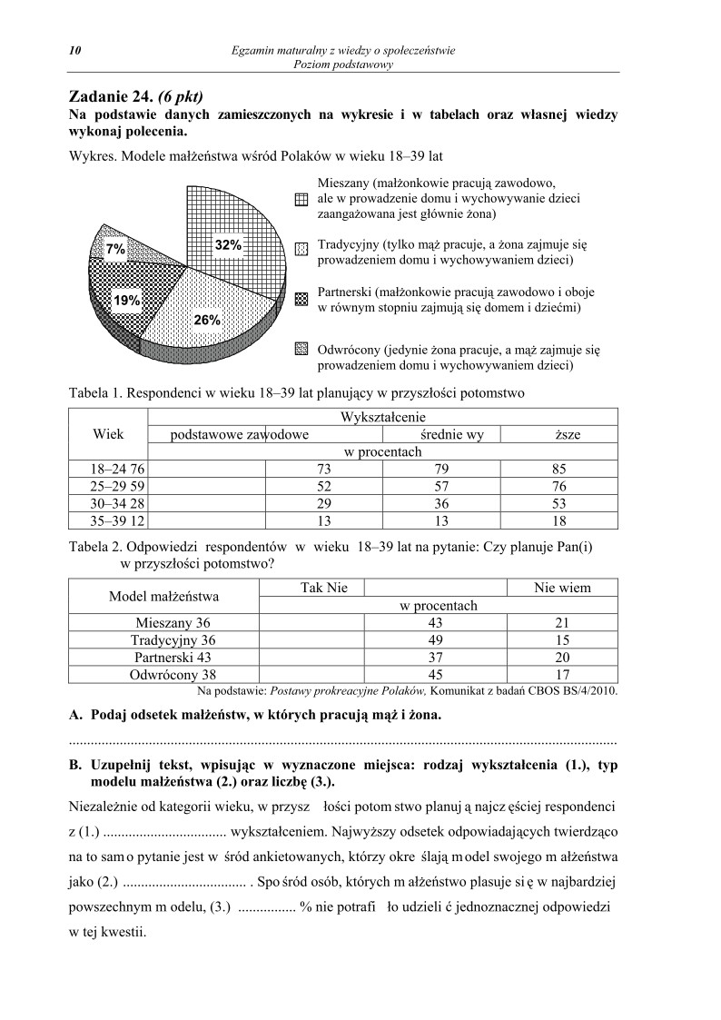 Pytania - wiedza o społeczeństwie, p. podstawowy, matura 2013-strona-10