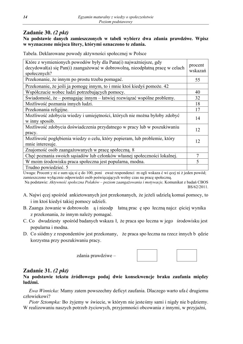 Pytania - wiedza o społeczeństwie, p. podstawowy, matura 2013-strona-14