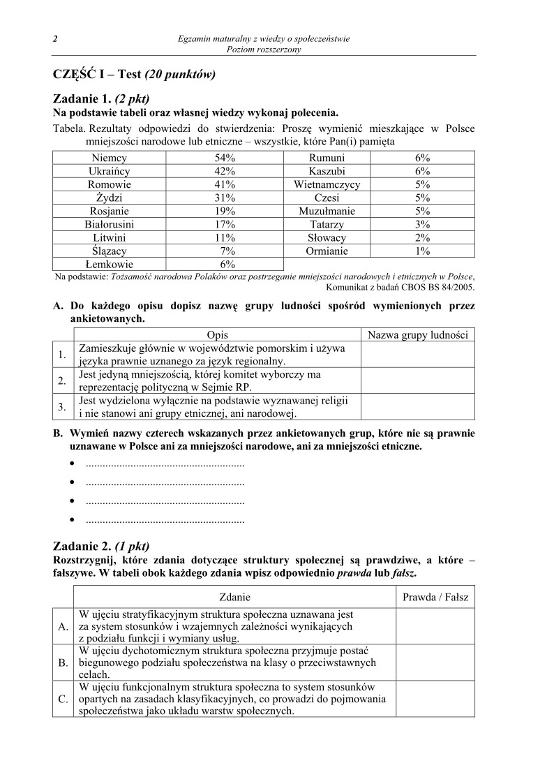 Pytania - wiedza o społeczeństwie, p. rozszerzony, matura 2013-strona-02