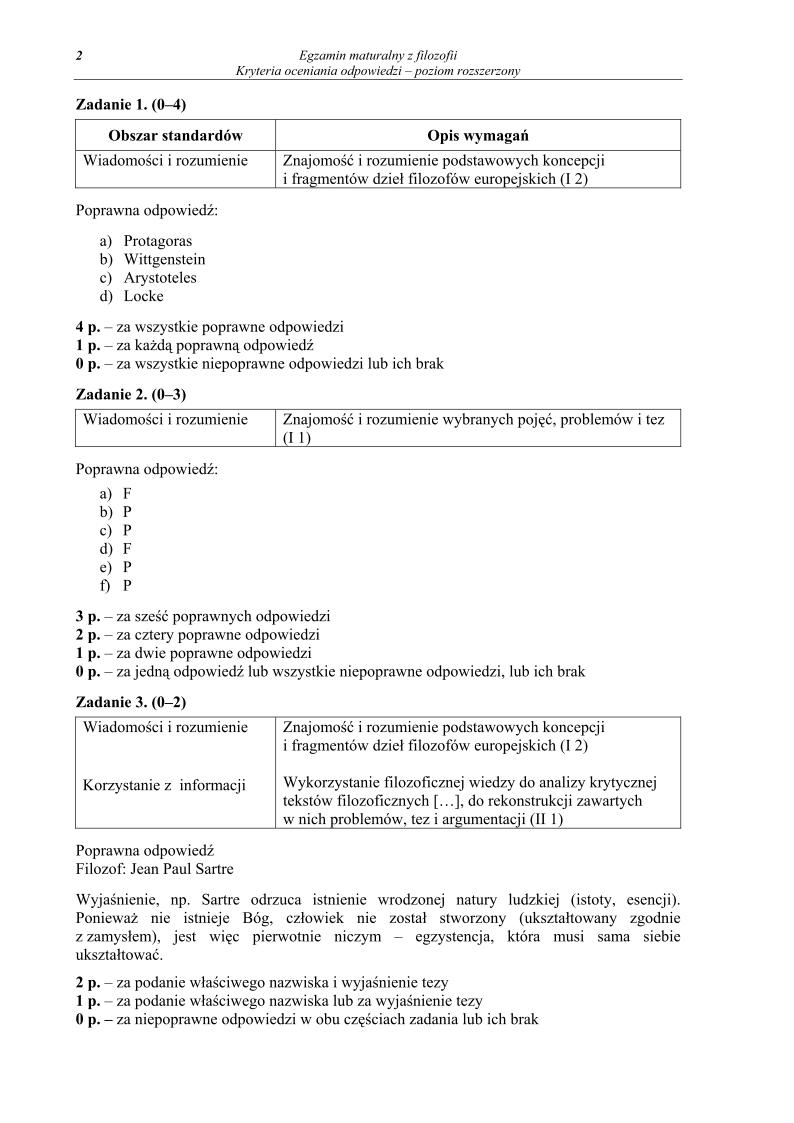 odpowiedzi - filozofia, p. rozszerzony, matura 2013-strona-02