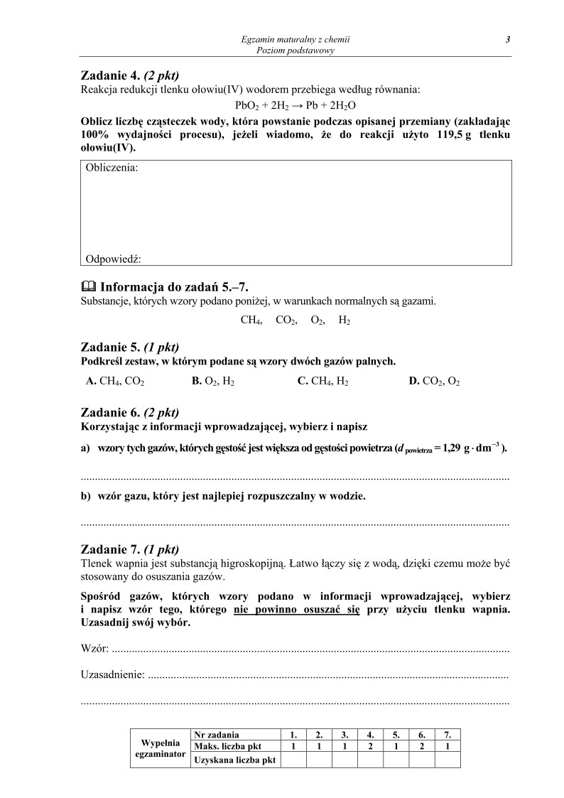 Pytania - chemia, p. podstawowy, matura 2013-strona-03
