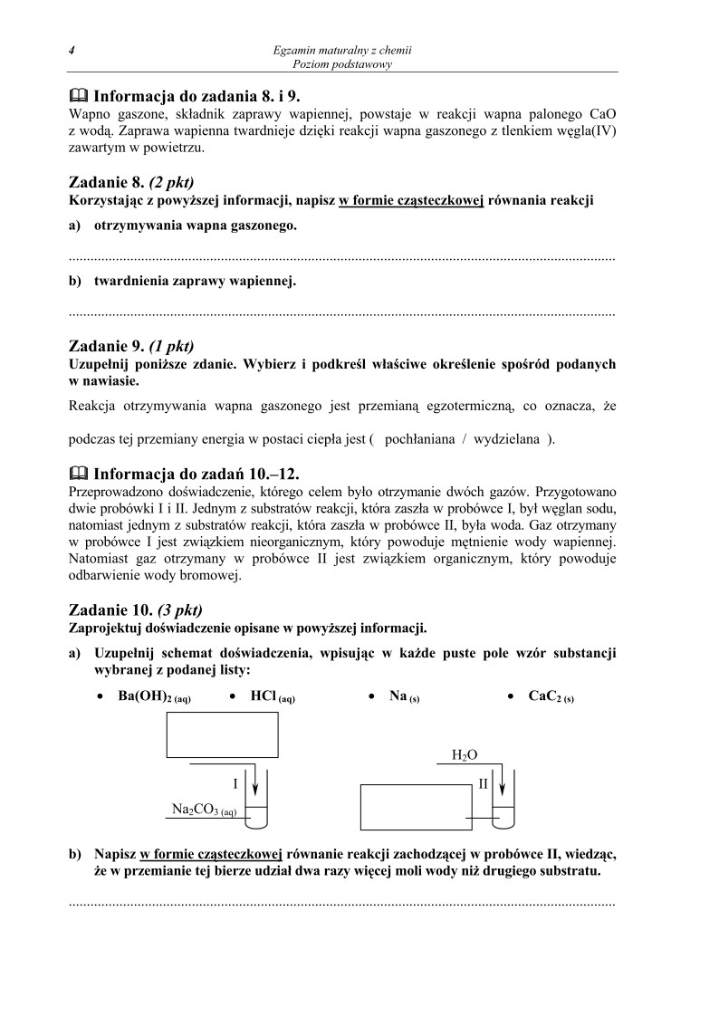 Pytania - chemia, p. podstawowy, matura 2013-strona-04