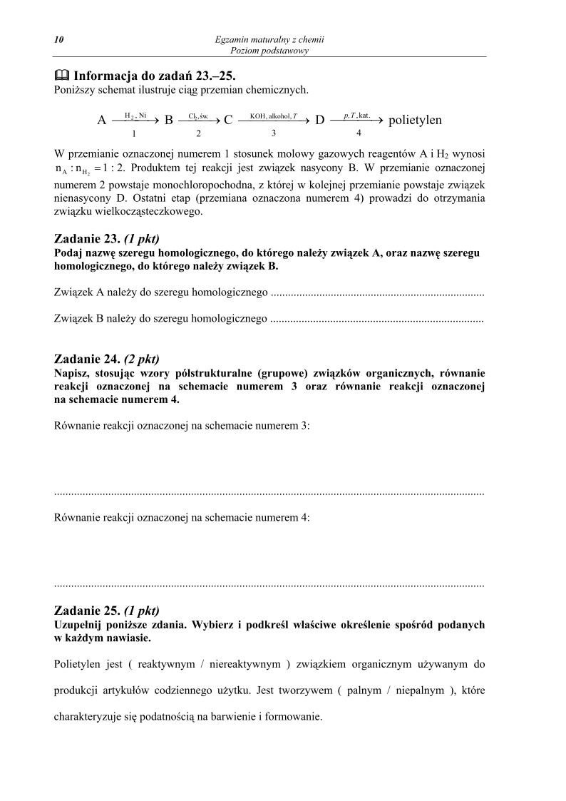 Pytania - chemia, p. podstawowy, matura 2013-strona-10