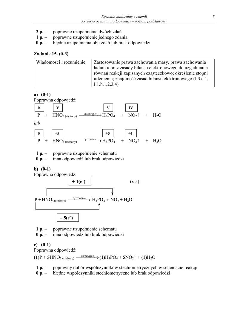 odpowiedzi - chemia, p. podstawowy, matura 2013-strona-07