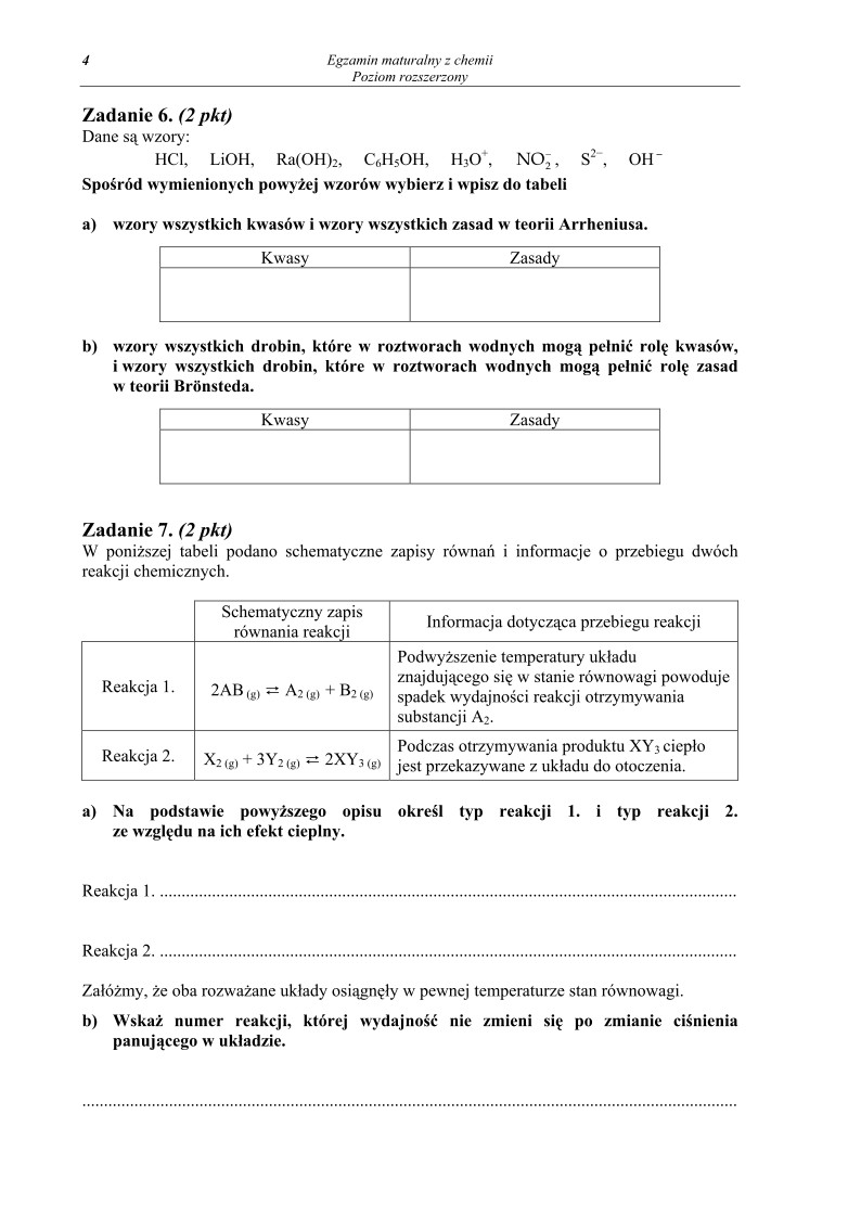 Pytania - chemia, p. rozszerzony, matura 2013-strona-04