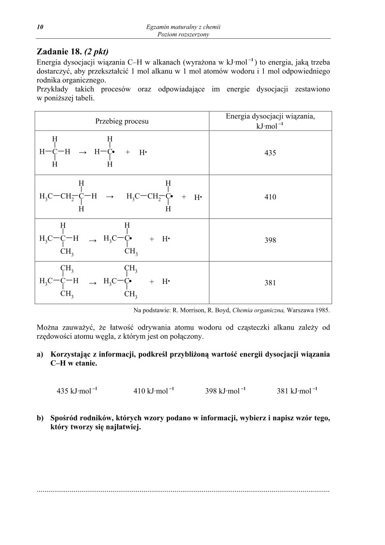 Pytania - chemia, p. rozszerzony, matura 2013-strona-10