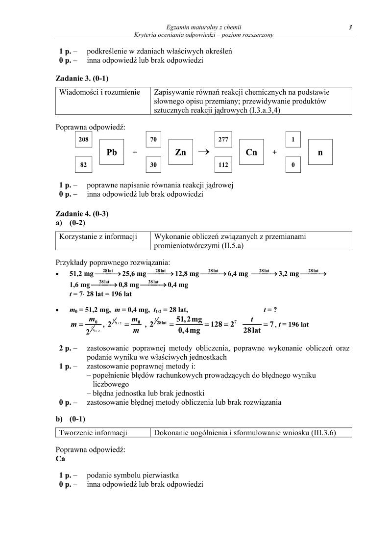 odpowiedzi - chemia, p. rozszerzony, matura 2013-strona-03