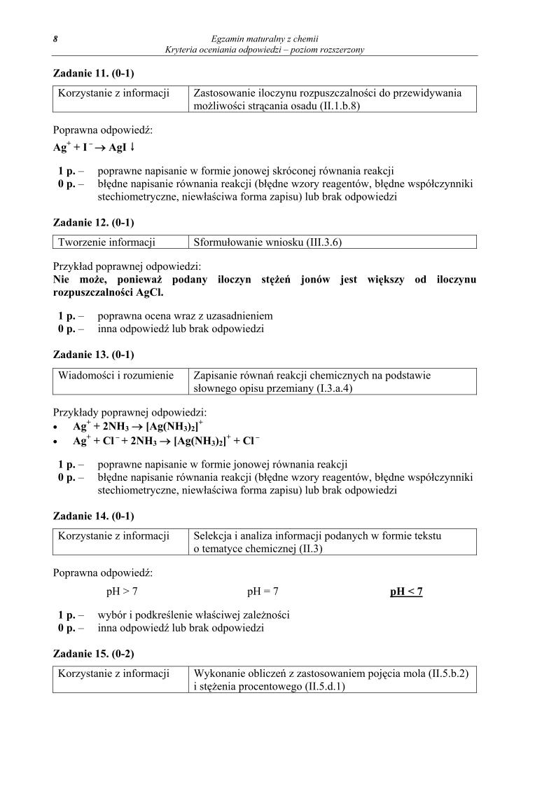 odpowiedzi - chemia, p. rozszerzony, matura 2013-strona-08