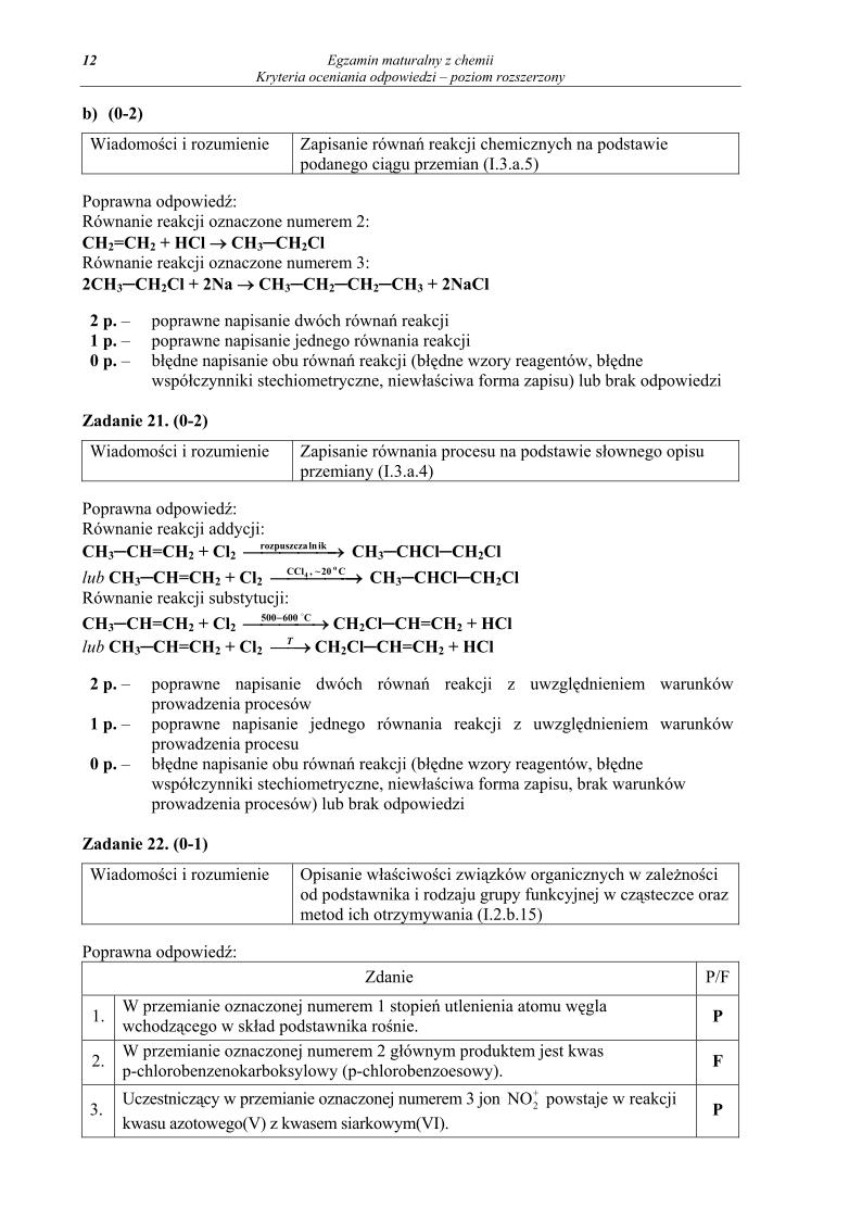 odpowiedzi - chemia, p. rozszerzony, matura 2013-strona-12