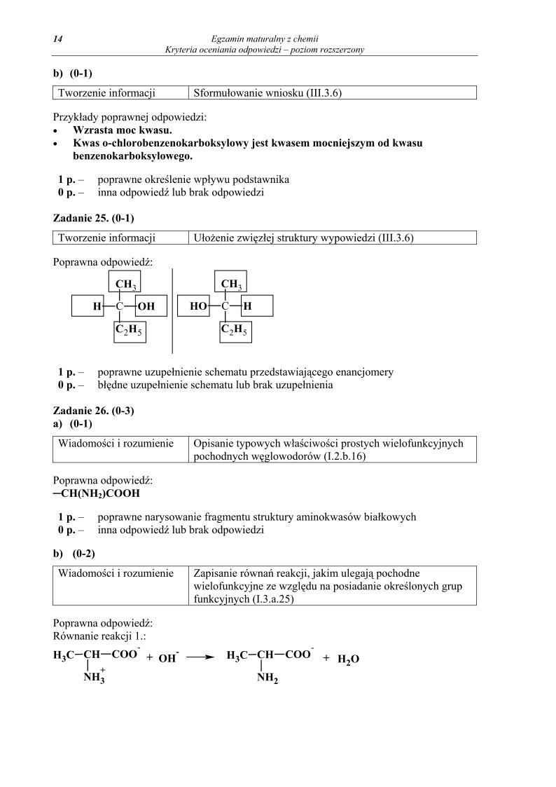 odpowiedzi - chemia, p. rozszerzony, matura 2013-strona-14