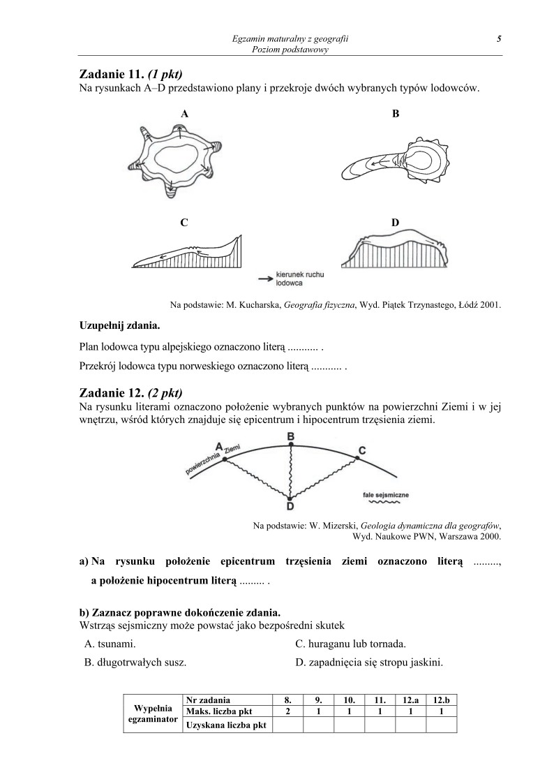 Pytania - geografia, p. podstawowy, matura 2013-strona-05