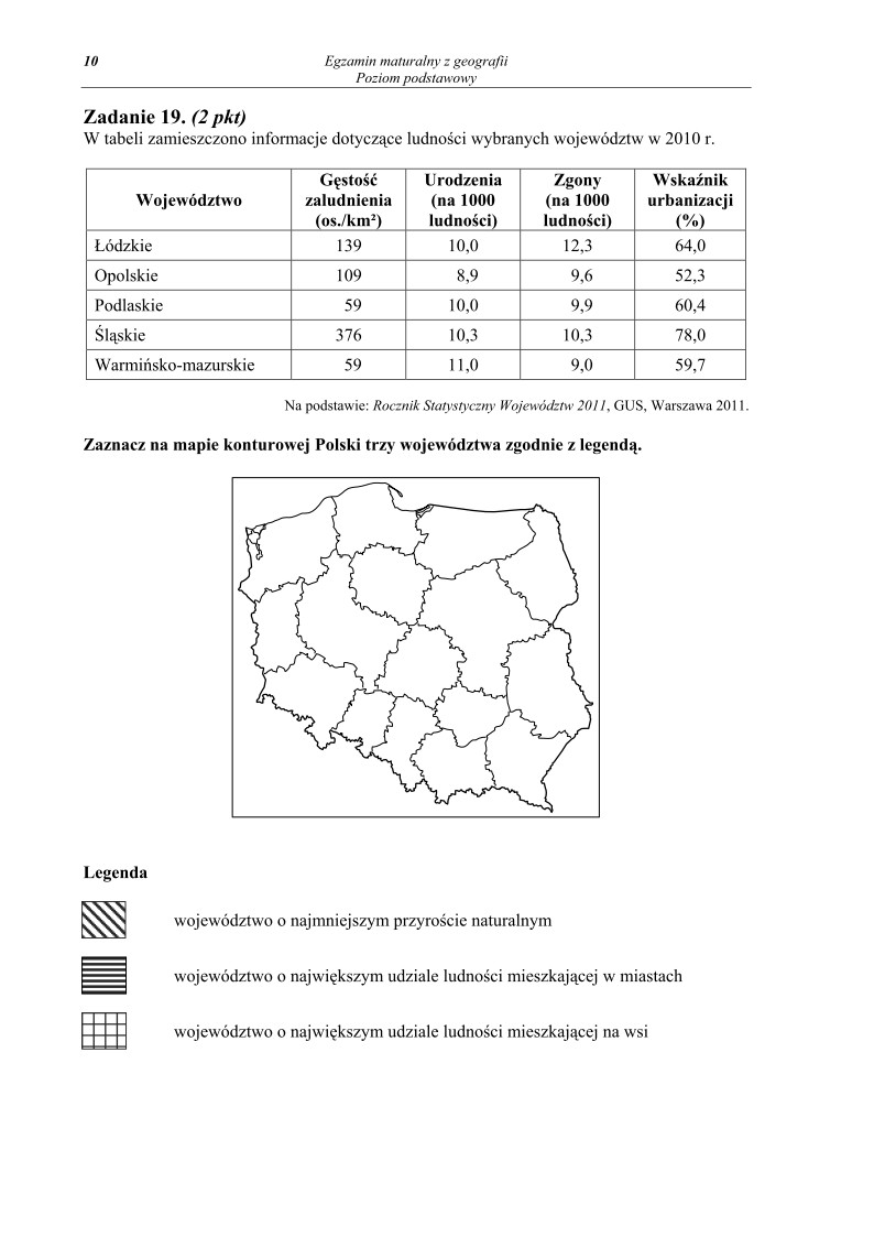 Pytania - geografia, p. podstawowy, matura 2013-strona-10