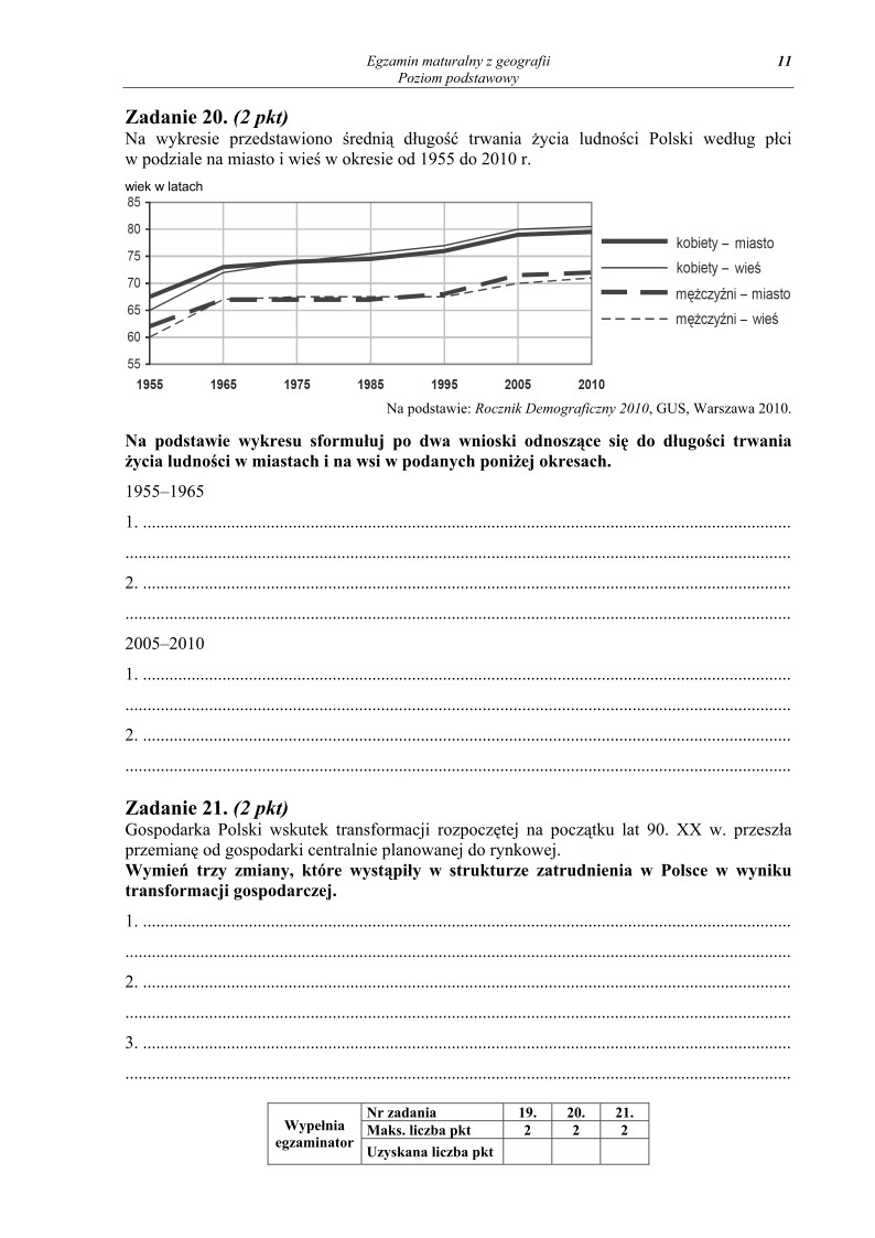 Pytania - geografia, p. podstawowy, matura 2013-strona-11