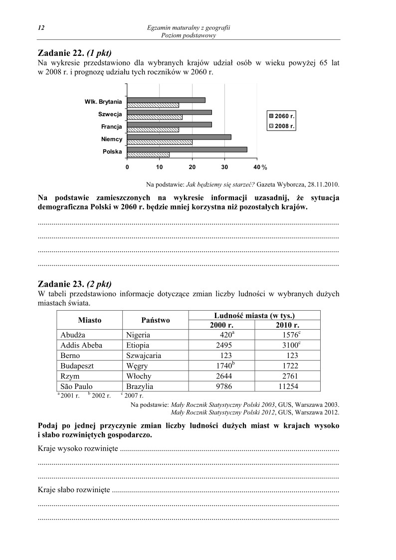 Pytania - geografia, p. podstawowy, matura 2013-strona-12