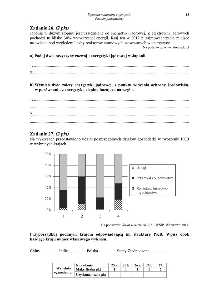 Pytania - geografia, p. podstawowy, matura 2013-strona-15