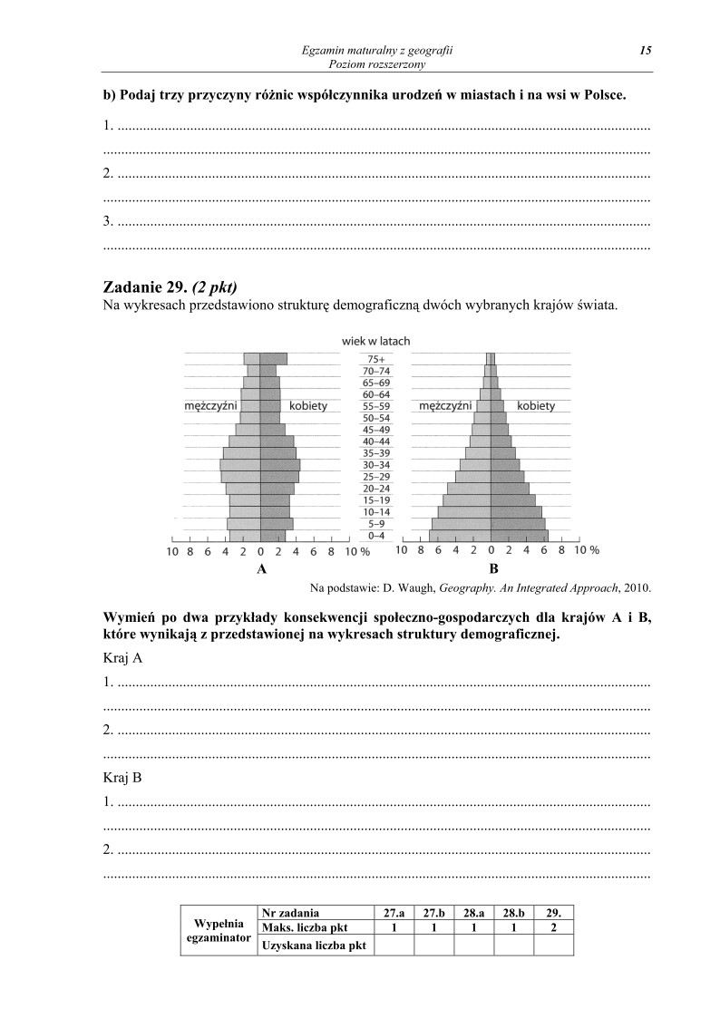Pytania - geografia, p. rozszerzony, matura 2013-strona-15