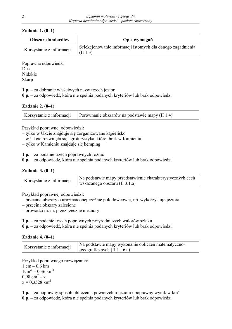 odpowiedzi -geografia , p. rozszerzonyy, matura 2013-strona-02