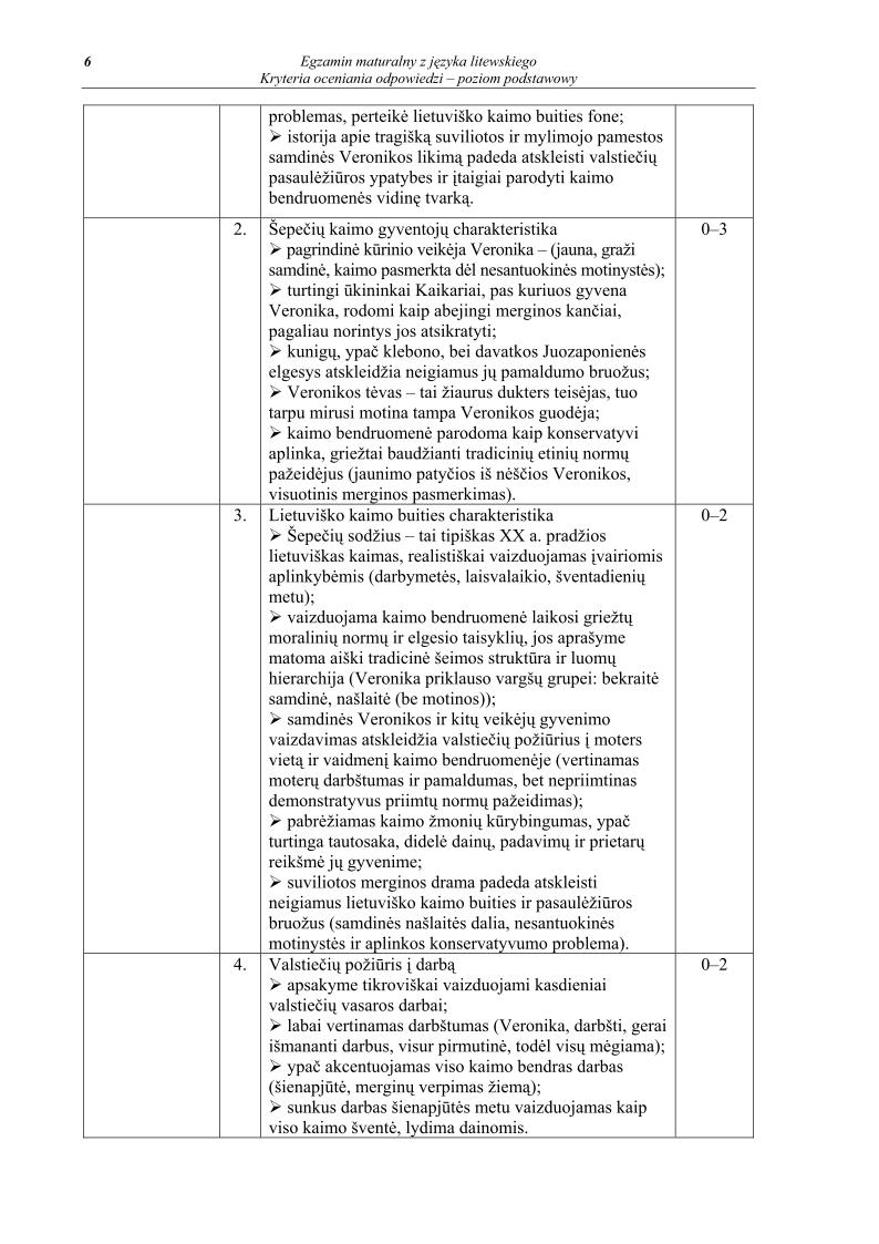 odpowiedzi - j. litewski, p. podstawowy, matura 2013-strona-06