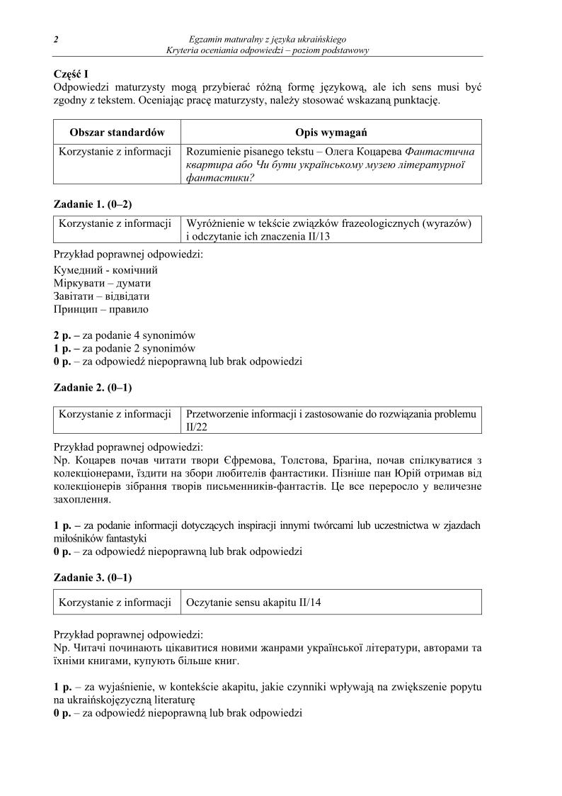 odpowiedzi - j. ukrainski, p. podstawowy, matura 2013-strona-02