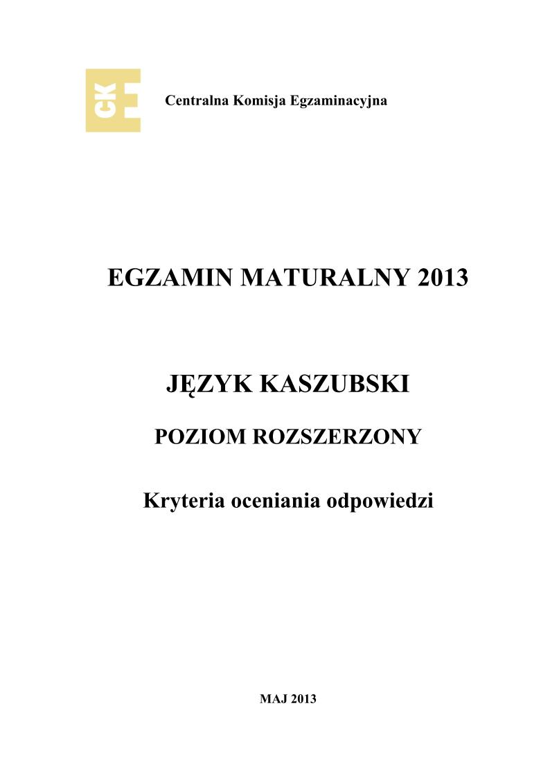 odpowiedzi - j. kaszubski, p. rozszerzony, matura 2013-strona-01