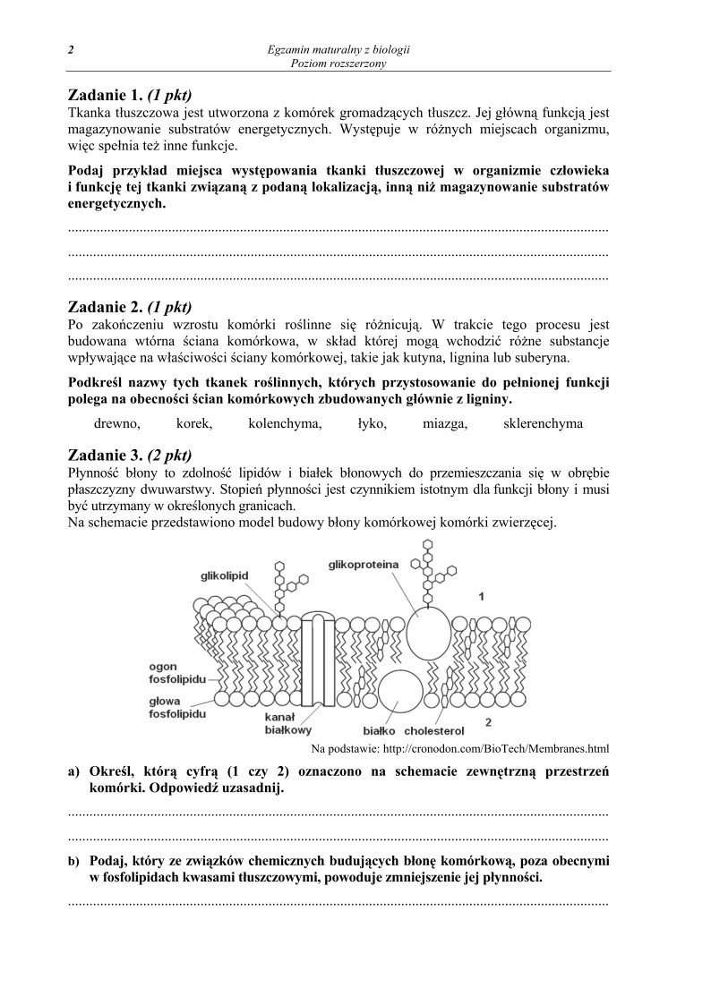 Pytania - biologia, p. rozszerzony, matura 2013-strona-02