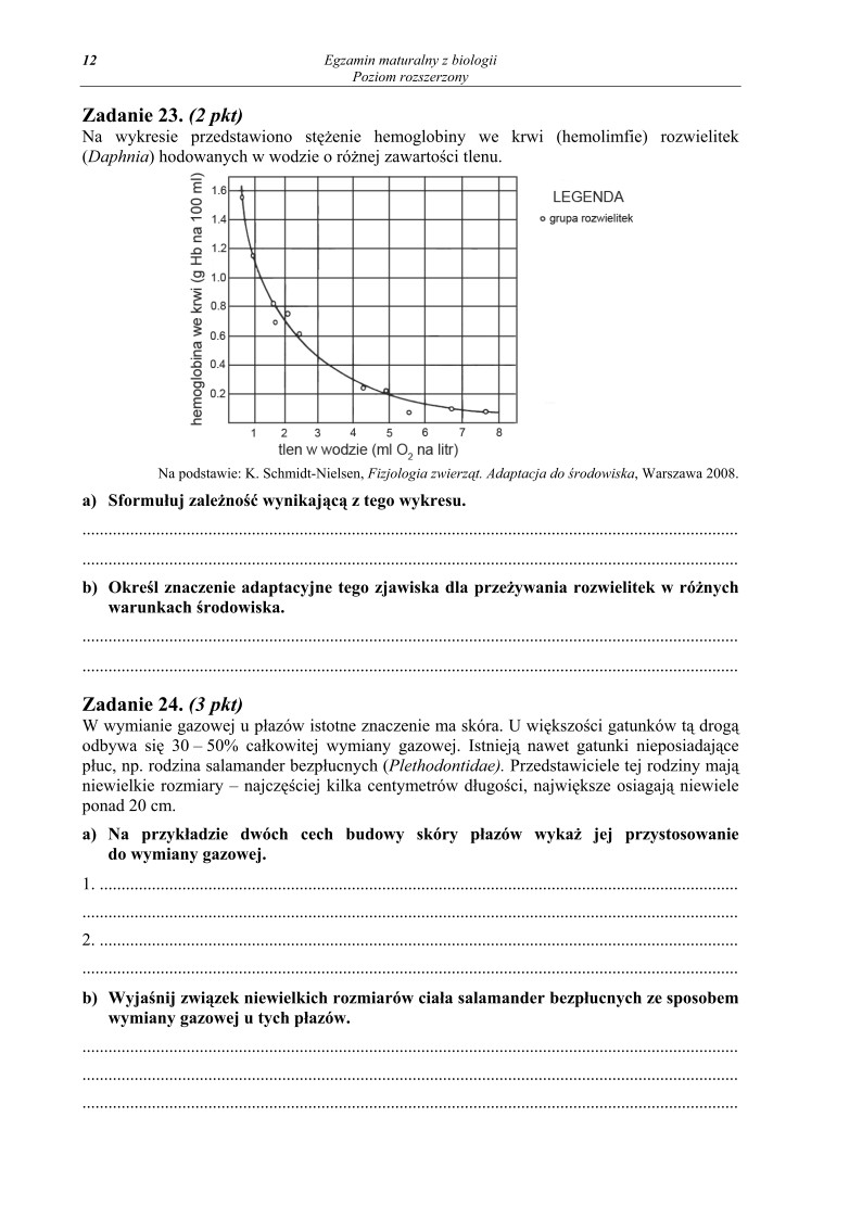 Pytania - biologia, p. rozszerzony, matura 2013-strona-12