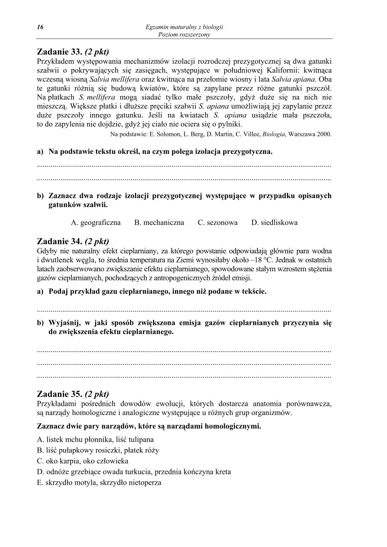 Pytania - biologia, p. rozszerzony, matura 2013-strona-16