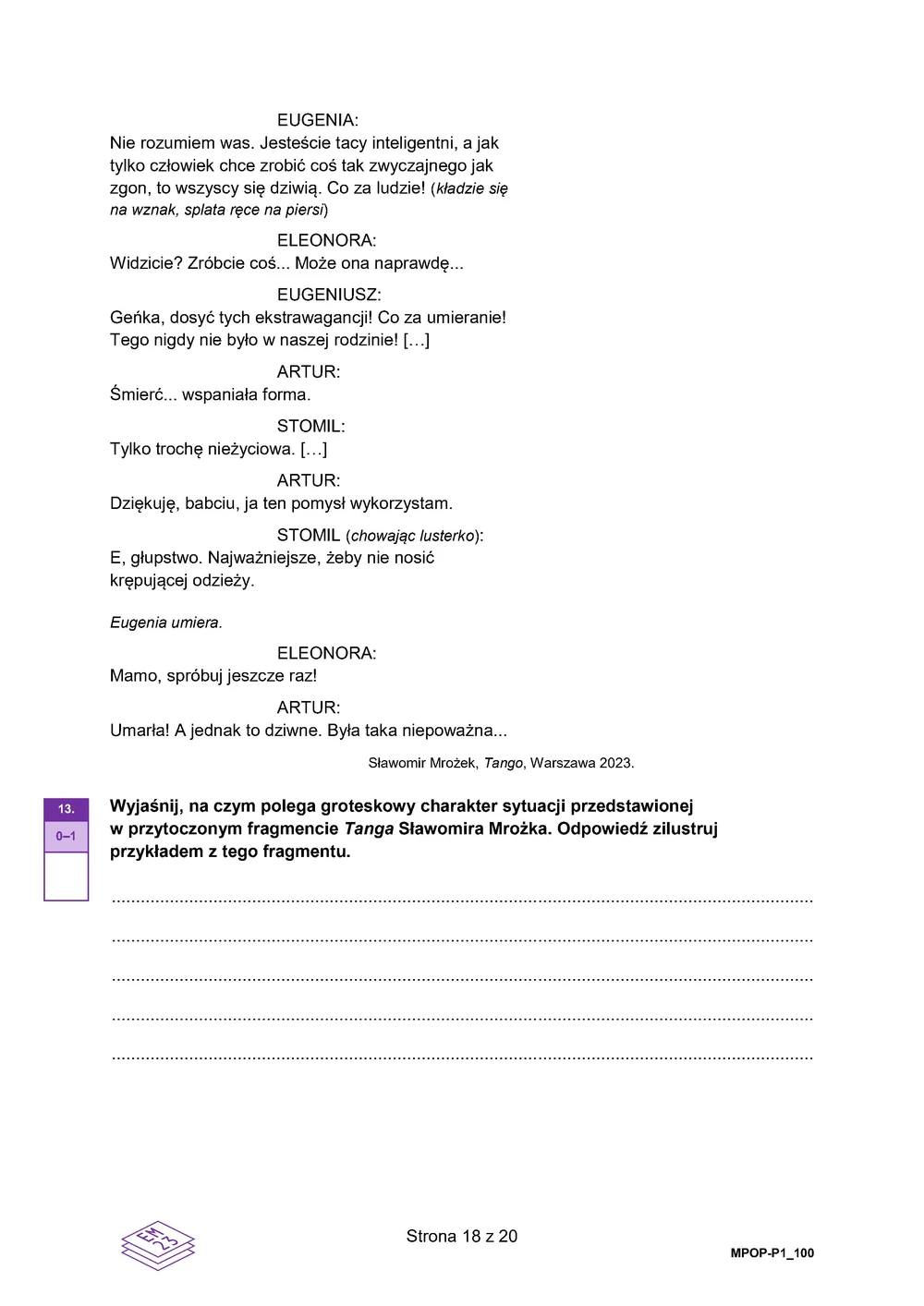 Arkusz 1 – testy - polski podstawowy - matura 2025 - maj - 0018