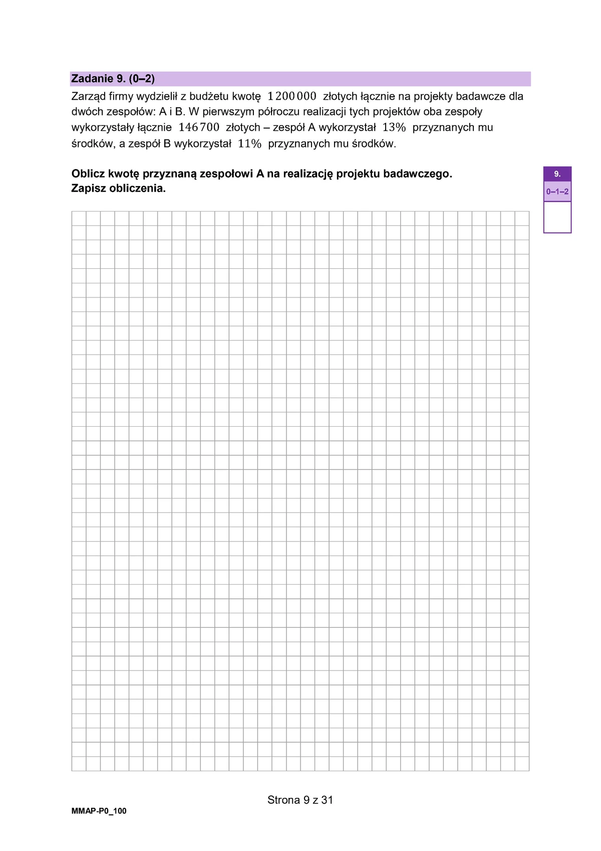 arkusz - matematyka podstawowy - matura 2025 - maj - 0009