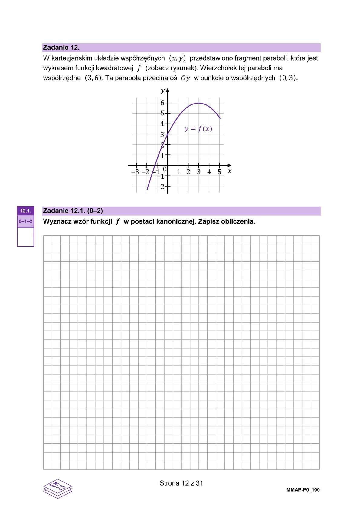 arkusz - matematyka podstawowy - matura 2025 - maj - 0012
