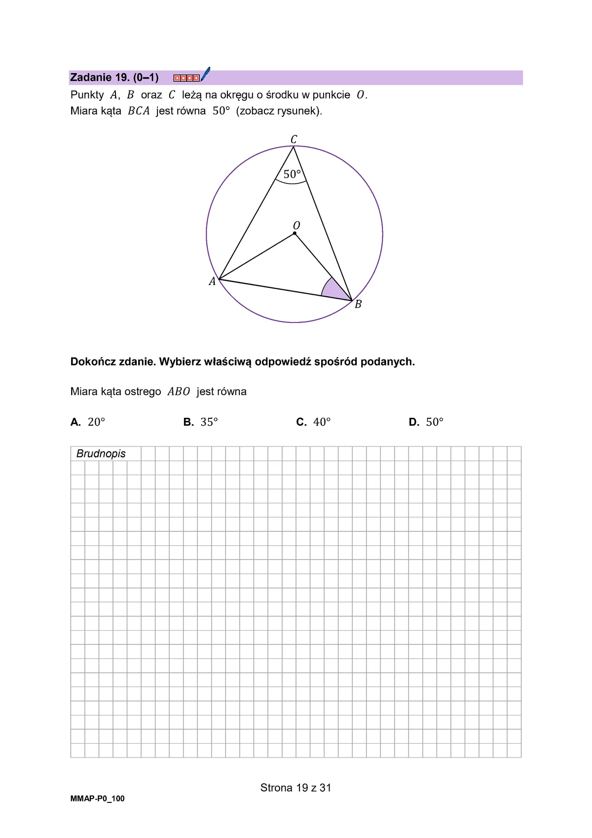 arkusz - matematyka podstawowy - matura 2025 - maj - 0019