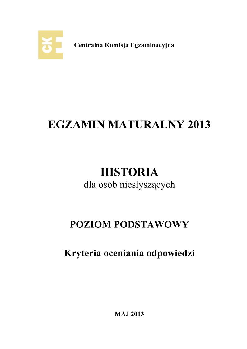 odpowiedzi - historia, dla osob nieslyszacych, matura 2013-strona-01