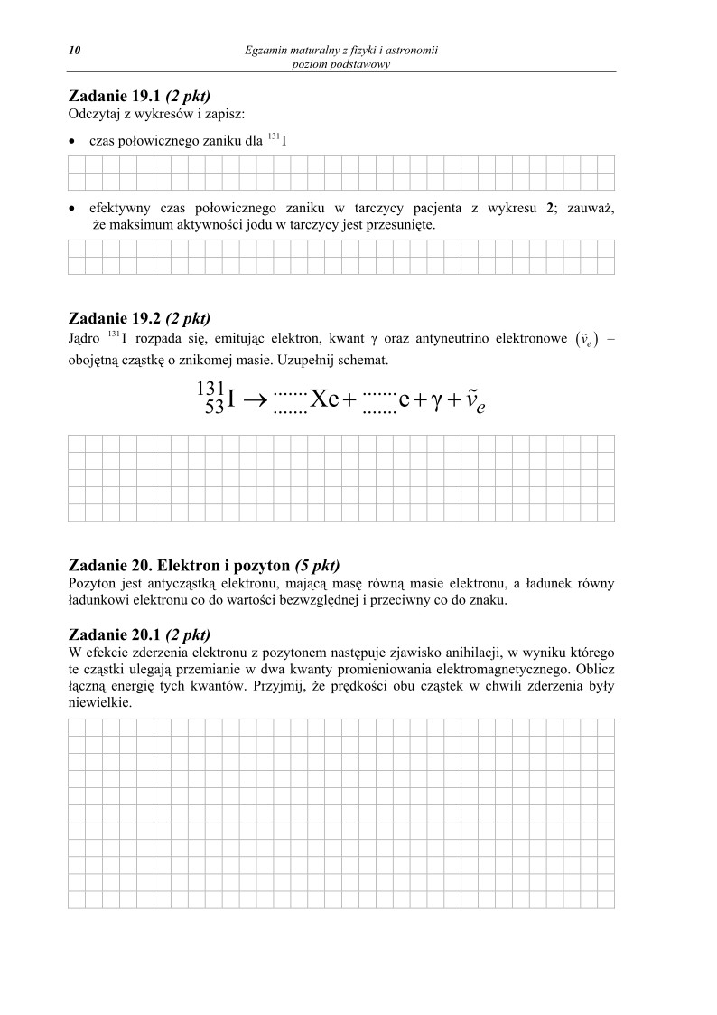 Pytania - fizyka i astronomia, p. podstawowy, matura 2013-strona-10