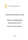 miniatura odpowiedzi - fizyka i astronomia, p. podstawowy, matura 2013-strona-01