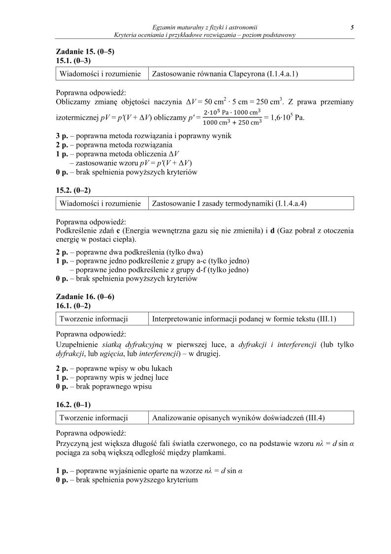 odpowiedzi - fizyka i astronomia, p. podstawowy, matura 2013-strona-05