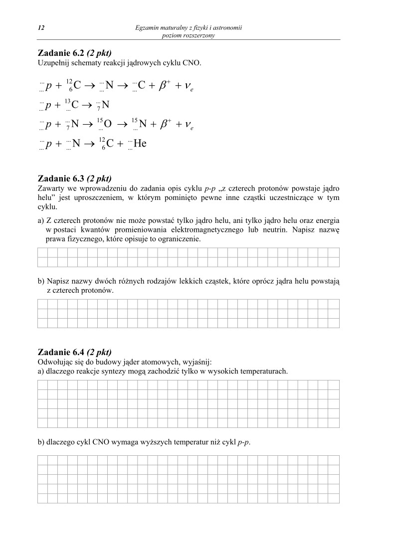 Pytania - fizyka i astronomia, p. rozszerzony, matura 2013-strona-12