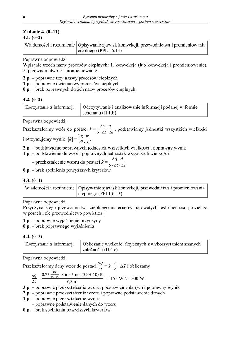 odpowiedzi - fizyka i astronomia, p. rozszerzony, matura 2013-strona-06